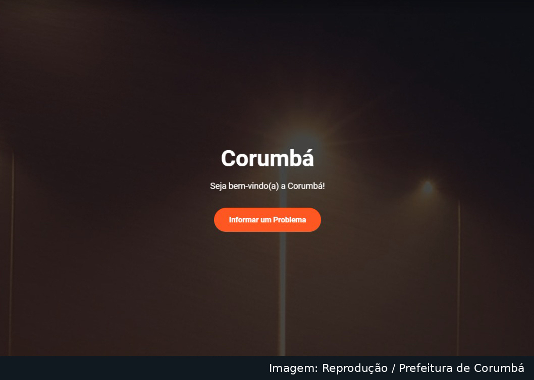 Moradores de Corumbá podem pedir reparos na iluminação pública pela internet