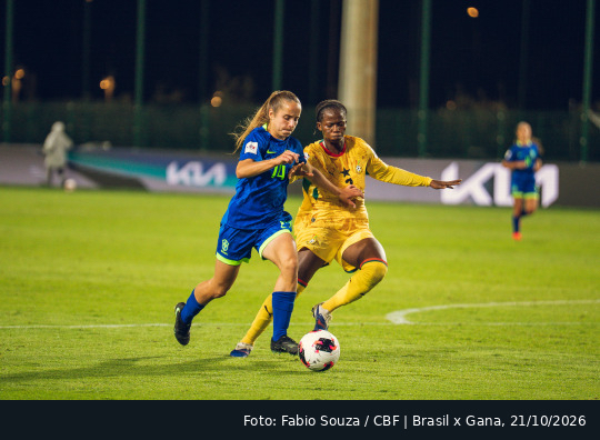 Brasil enfrenta Noruega neste sábado para definir situação no Mundial Feminino Sub-17